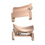 Maxbell Band Connector Replaceable Connection Adapter for Samsung Galaxy Watch 4 5 6 Rose Gold