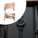 Maxbell Band Connector Replaceable Connection Adapter for Samsung Galaxy Watch 4 5 6 Rose Gold