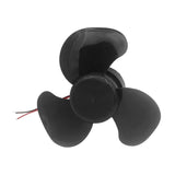 Maxbell USB Fan Mini Compact Easy Installation Household Brushless Motor Cooling Fan Black