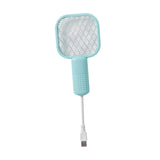 Maxbell Electric Fly Swatter Easy to Use Small Animals Swatter for Travel Outdoor Camping Blue