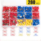 Maxbell 280Pcs Generic Electrical Connector Kit for Automotive Household Appliances