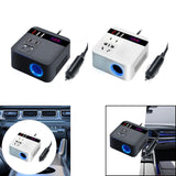 Maxbell Car Power Inverter Universal Charging 120W Peak Stable Performance Low Noise Black
