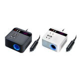 Maxbell Car Power Inverter Universal Charging 120W Peak Stable Performance Low Noise Black