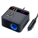 Maxbell Car Power Inverter Universal Charging 120W Peak Stable Performance Low Noise Black