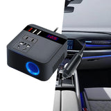 Maxbell Car Power Inverter Universal Charging 120W Peak Stable Performance Low Noise Black