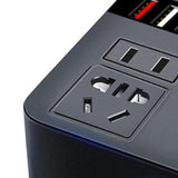Maxbell Car Power Inverter Universal Charging 120W Peak Stable Performance Low Noise Black