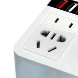 Maxbell Car Power Inverter Universal Charging 120W Peak Stable Performance Low Noise White