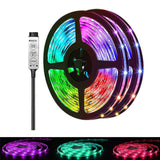 Maxbell LED Strip Light Low Voltages 5V 3 Key Wire Controller for Cafe Cabinet Office