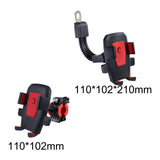 Maxbell Generic Bike Phone Mount Sturdy for Bicycle Mountain Bike Electric Motorbike Red