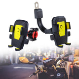 Maxbell Generic Bike Phone Mount Sturdy for Bicycle Mountain Bike Electric Motorbike Yellow