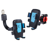 Maxbell Generic Bike Phone Mount Sturdy for Bicycle Mountain Bike Electric Motorbike Blue