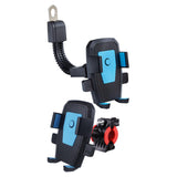 Maxbell Generic Bike Phone Mount Sturdy for Bicycle Mountain Bike Electric Motorbike Blue