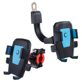 Maxbell Generic Bike Phone Mount Sturdy for Bicycle Mountain Bike Electric Motorbike Blue