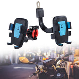 Maxbell Generic Bike Phone Mount Sturdy for Bicycle Mountain Bike Electric Motorbike Blue