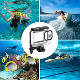 Maxbell Waterproof Case Accessory Water Resistant for Hero 12/11/10/9 Surfing Diving