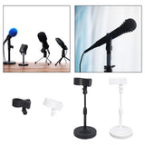 Maxbell Microphone Clip Mic Clip Holder Accessory Replace Parts with Knob Adjustment Black