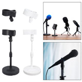 Maxbell Microphone Clip Mic Clip Holder Accessory Replace Parts with Knob Adjustment Black