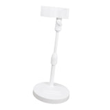 Maxbell Table Microphone Stand with Mic Clip for Live Streaming Accessory Adjustable White