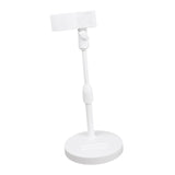 Maxbell Table Microphone Stand with Mic Clip for Live Streaming Accessory Adjustable White