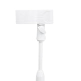 Maxbell Table Microphone Stand with Mic Clip for Live Streaming Accessory Adjustable White