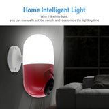 Maxbell Indoor Security Wall Mounted Lamp IP Camera EU 220V Versatile 6.5x6.5x16.5cm