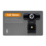 Maxbell Web Camera Easy to Use 30FPS High Performance Video cam for Video Calling PC