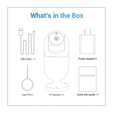 Maxbell Home Security Camera Built in Mic Versatile Rotating Dark Version Pet Camera