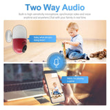 Maxbell Home Security Camera Built in Mic Versatile Rotating Dark Version Pet Camera