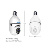 Maxbell Bulb Home Security Camera Audible Alarm 2.4GHz Motion Detection 2 Way Audio