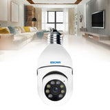 Maxbell Bulb Home Security Camera Audible Alarm 2.4GHz Motion Detection 2 Way Audio