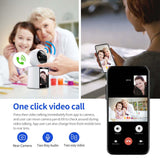Maxbell Video Call Security Camera 5V2A Surveillances for Home Security Office Elder
