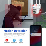 Maxbell Security Camera(UK Standard) Outdoor Advanced Network Color Night Watch for Home Security