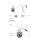 Maxbell Security Camera(UK Standard) Outdoor Advanced Network Color Night Watch for Home Security