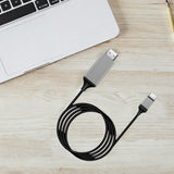 Maxbell HDMI to USB C Adapter 2M USB C to HDMI Cable for Monitors Tablet Home Office black