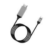 Maxbell HDMI to USB C Adapter 2M USB C to HDMI Cable for Monitors Tablet Home Office black