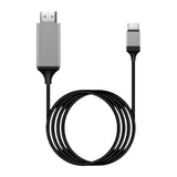 Maxbell HDMI to USB C Adapter 2M USB C to HDMI Cable for Monitors Tablet Home Office black