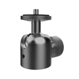 Maxbell Mini Ball Head Mount Adapter 360 ° Horizontal Rotation 90° Vertical Rotation 0.375 in interface