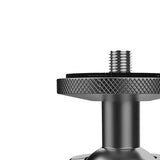 Maxbell Mini Ball Head Mount Adapter 360 ° Horizontal Rotation 90° Vertical Rotation 0.375 in interface