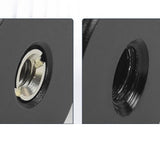 Maxbell Mini Ball Head Mount Adapter 360 ° Horizontal Rotation 90° Vertical Rotation 0.375 in interface