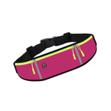 Maxbell Running Belt Fanny Pack Lightweight Quick Release Adjustable Strap Phone Bag Rose Red