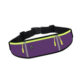 Maxbell Running Belt Fanny Pack Lightweight Quick Release Adjustable Strap Phone Bag Violet