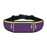 Maxbell Running Belt Fanny Pack Lightweight Quick Release Adjustable Strap Phone Bag Violet