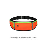 Maxbell Running Belt Fanny Pack Lightweight Quick Release Adjustable Strap Phone Bag Orange