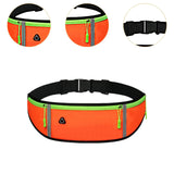 Maxbell Running Belt Fanny Pack Lightweight Quick Release Adjustable Strap Phone Bag Orange