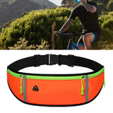 Maxbell Running Belt Fanny Pack Lightweight Quick Release Adjustable Strap Phone Bag Orange