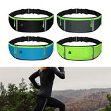 Maxbell Running Waist Belt Adjustable Fitness Workout Bag for Fitness Camping Travel Black