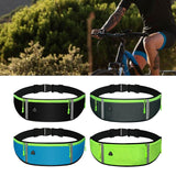 Maxbell Running Waist Belt Adjustable Fitness Workout Bag for Fitness Camping Travel Black