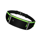 Maxbell Running Waist Belt Adjustable Fitness Workout Bag for Fitness Camping Travel Black