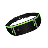 Maxbell Running Waist Belt Adjustable Fitness Workout Bag for Fitness Camping Travel Black