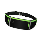 Maxbell Running Waist Belt Adjustable Fitness Workout Bag for Fitness Camping Travel Black